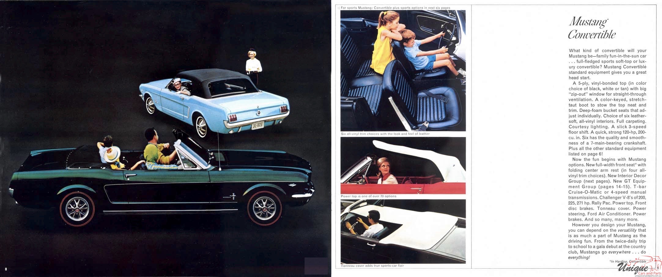 1965 Ford Mustang Brochure Page 3